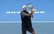 Nick Kyrgios at the Brisbane International 2025. (Photo: Getty)